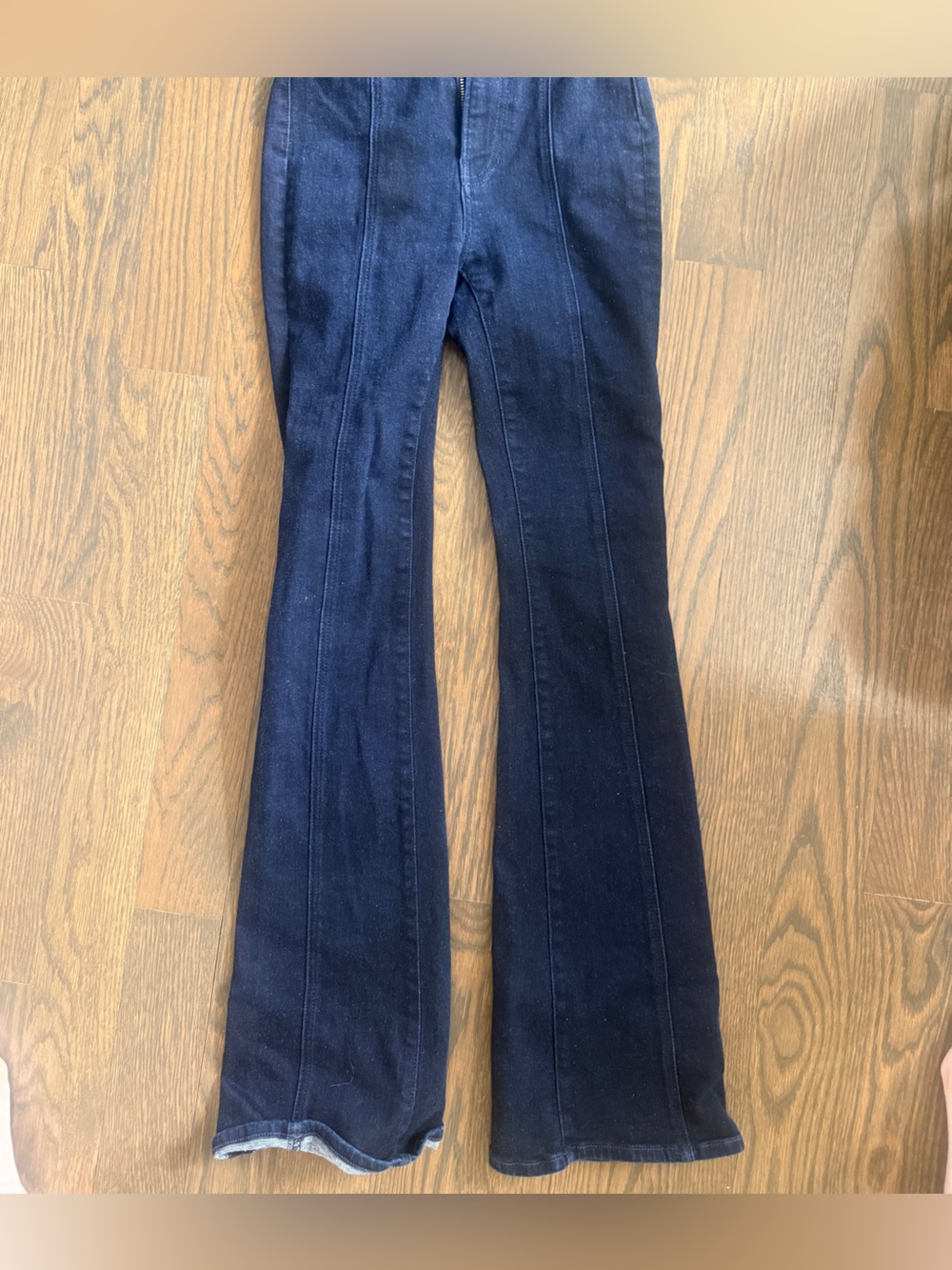 Veronica Beard Deep Navy Boot-Cut Jeans
